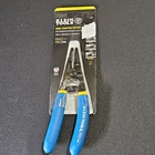 Klein Tools 11055 Wire Stripper/cutter Double-dipped Comfort Grips Blue/yellow New. Price: $22.50.