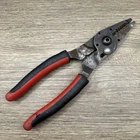 Snap-on Tools Usa Red Soft Grip 9" Wire Stripper / Cutter Crimper PWCS9 Used. Price: $39.99.