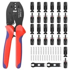 Solar Crimper Tool Kit With Stripper And 13 Pairs Connectors An... New. Price: $33.64.