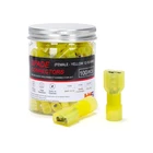 Hks 100PCS Nylon Female Spade Quick Disconnect Connector Yellow 12-10 Awg Elec New. Price: $16.87.