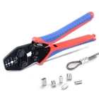 Wire Rope Crimping Tool With Ratchet, Ferrule Swaging For Aluminum Sleev... New. Price: $41.53.