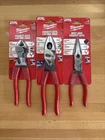 Milwaukee MT500C/MT505/MT508A Angle Head Diagonal/long Nose/lineman Pliers 3 Pcs New. Price: $61.99.