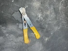 Vintage K. Miller Tool Co. Model 100 Yellow Handle Wire Stripper 5 Inch Used. Price: $9.99.