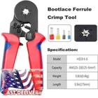 AWG23-10 HSC8 6-6 Self-adjusting Ratchet Wire Ferrule Hexagonal Crimping Tool New. Price: $21.99.