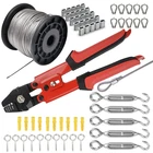 Wire Rope Crimping Tool Kit, With 1/16-304 Stainless Steel Cable 265 Ft (7X7 Str New. Price: $78.34.