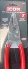 Icon 9" Wire Stripper Cutter Crimper Red Handle Mpn 70400 Upc 93175 49669 New. Price: $20.00.