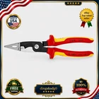 Knipex 13 88 Sba Insulated Long Nose Pliers Wire Cutter Stripper Crimper -new. Price: $65.99.