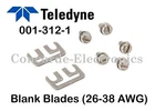 Teledyne Impulse Stripall Replacement Blades / Blank 001-312-1 26-38 Awg New. Price: $19.00.