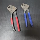 Adjustable Angle Pex 1/2" Crimping Tool - Tubing Pipe Blue Red Handle Used. Price: $25.00.