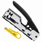 CAT5/5E CAT6/6A CAT7 Modular Crimper Crimps And Unshielded RJ45 8P8C New. Price: $30.82.