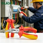 Laoa Insulated Curved Needle Nose Pliers Cr-v Wire Cutter Professional Tool For New. Price: $27.42.