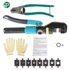 6 Mt Hydraulic Crimper Crimping Tool Wire Battery Cable Lug Terminal With 9 Dies New. Price: $42.99.