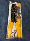 Electro-tek Wire Stripper Crimper Cutter Tool Electrician Professional Yellow New. Price: $8.00.