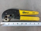 Ripley Cablematic Hex Catv Matv Stv Crimping Tool Crimper CR-611U Used. Price: $14.99.