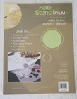 Grafix Matte Stencil Film New KMS4 Draw Trace Die Cut Scrapbooking 4/PKG. 9"X12". Price: $14.00.