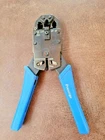 Prestige Ratcheted Crimper For Amp 4/6/8/10 Pin Plugs Stripper Cutter Used. Price: $30.00.