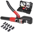 Toscoco Upgraded Hydraulic Crimping Tool For 1/8" Chrome With Black Handle New. Price: $58.51.