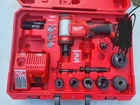 Milwaukee 2676-22 M18 Force Logic 10T Knockout Tool Kit W/ 1/2-2" Punches Used. Price: $869.38.