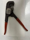 Thomas & Betts Sta-kon ? Wt 202-06-08 Ratcheting Electrical Crimpers Used. Price: $32.00.