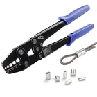 Ymyp Wire Rope Crimping Tool, Ferrule Swaging For Aluminum Sleeves, Loop New. Price: $92.15.