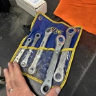 Vaco Standard Ratcheting Box Wrench Set Usa Made Of 5 Used. Price: $40.00.