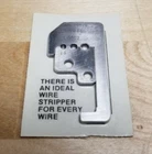 Ideal L-5562 Replacement Stripmaster Blades For 45-173 Wire Stripper 10-14 Awg New. Price: $49.95.