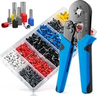 Crimping Tool Kit, Luney Crimper Plier With 1250PCS Wire Ferrules New. Price: $23.93.