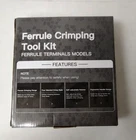 Sopoby Ferrule Crimping Tool Kit, Model BM02 - + 1800 Pc Assortment New. Price: $19.95.