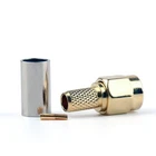 2PCS Connector Rp.sma Male Jack Crimp RG58 RG142 RFC195 RG400 Cable Straight New. Price: $13.67.