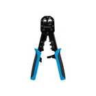 RJ45 And RJ11/12 Modular Pass-through Crimper With Tail Crimping Slots New. Price: $103.99.