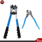 Battery Cable Lugs Crimping Tool Wire Crimper And Cutter For 6-50MM2 New. Price: $26.92.